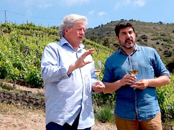 Joaquím Batlle en el viñedo